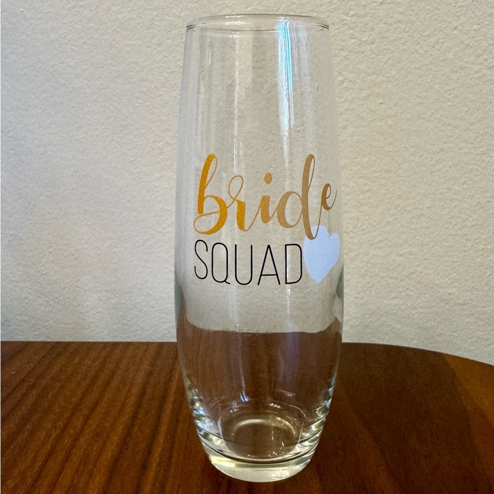 Bride Squad Champagne Glasses/Flutes